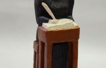 „Eliza Orzeszkowa”, Wiktor Węglerski, 1974, drewno polichromowane